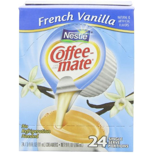 Coffee Mate French Vanilla Liquid Coffee Creamer 24 Ct Box (pack Of 4)