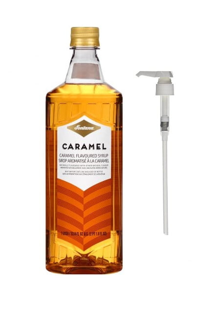 Fontana For Starbucks Authentic Caramel Syrup W/ Pump - 1 Liter
