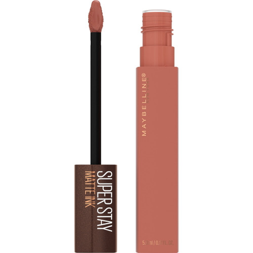 Maybelline Superstay Matte Ink Liquid Lipstick, Coffee Edition, Hazelnut Hypnotizer, 0.17 Fl. Oz.