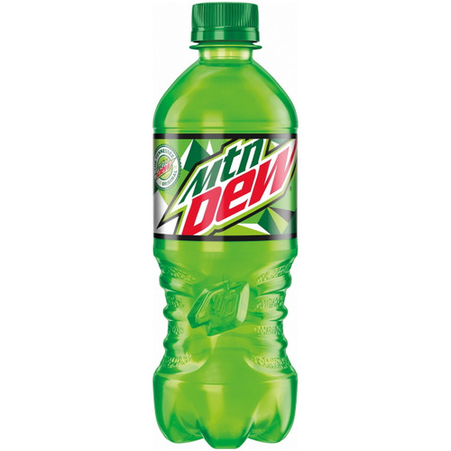 Mountain Dew Soda 20oz Bottles, Quantity Of 6