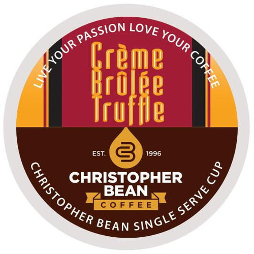 Christopher Bean Coffee Creme Brulee K-cup Coffee Pods, 18 Count For Keurig Brewers