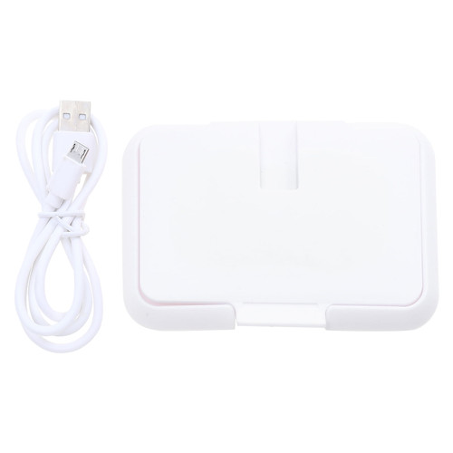 Ounona 1pc Portable Baby Wipe Warmer Wet Tissue Heating Box Wet Tissue Warmer For Car