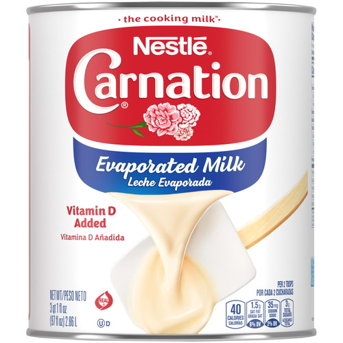 Nestle Carnation Evaporated Milk With Added Vitamin D, 97 Fl Oz