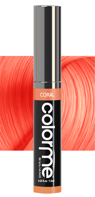 Colorme Hair Mascara Temporary Hair Color, Vibrant Root Touch-up (coral)
