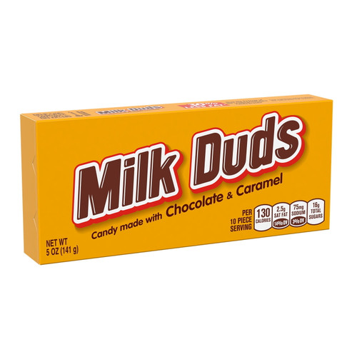 Milk Duds, Chocolate And Caramel Candy, Movie Candy, 5 Oz, Box