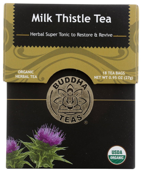 Buddha Teas Organic Milk Thistle Tea, 18 Ct