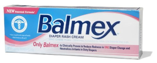 4 Pack - Balmex Zinc Oxide Diaper Rash Cream 4oz Each