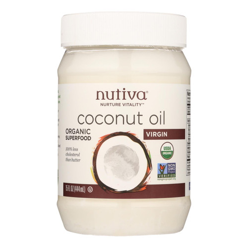 Nutiva Organic Virgin Coconut Oil 15 Fl Oz