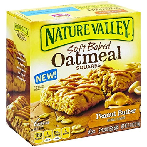 Soft-baked Oatmeal Squares, Peanut Butter (pack Of 3)