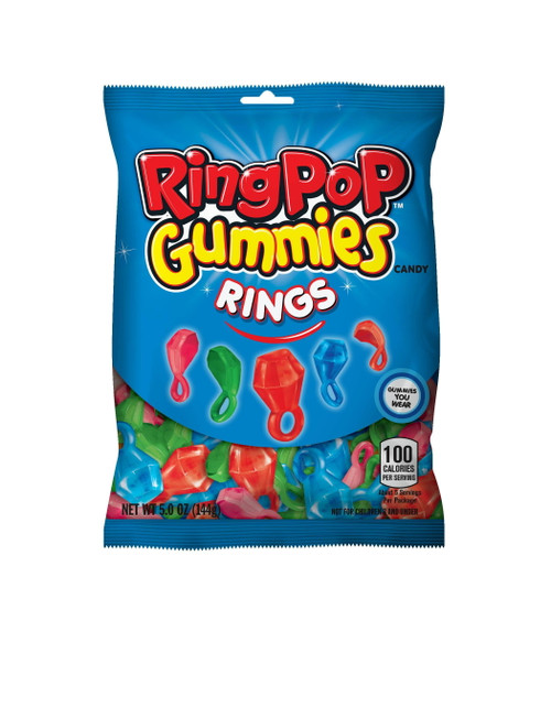 Ring Pop Gummies Rings Candy, 5 Oz Bag (pack Of 12)