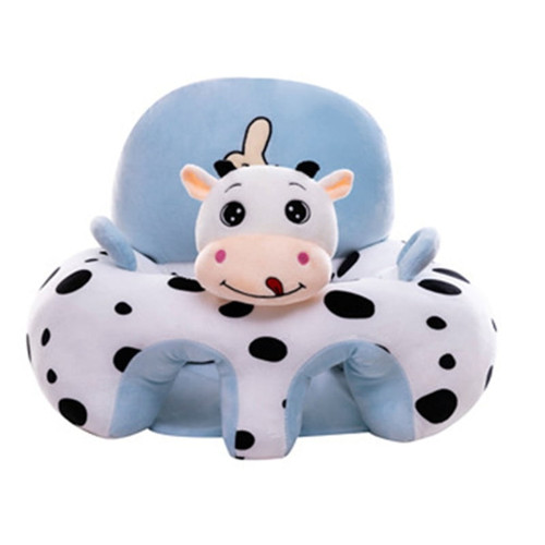 Hgycpp Baby Learning Sitting Chair Comfortable Infant Soft Plush Floor Support Seat Cute Animal Shaped Newborn Sofa Cushion