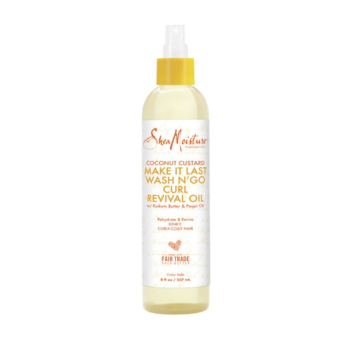 Sheamoisture With Coconut Oil Coconut Custard Curl Revival Oil 8 Oz