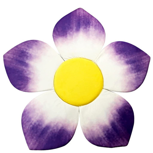 Flower Baby Bath, Comfort Baby Bath Pad Infant Bathtub Mat Baby Bath Support Lounger For Newborn 0-6 Months, Gradient Purple