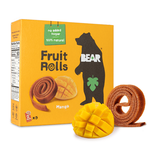 Bear Yoyo Mango Pure Fruit Yoyo Rolls Multipack, 3.5 Oz [pack Of 6]