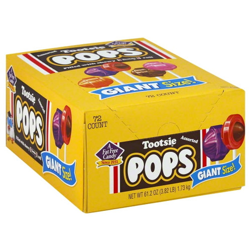 Tootsie Roll Tootsie Pops  Pops, 72 Ea