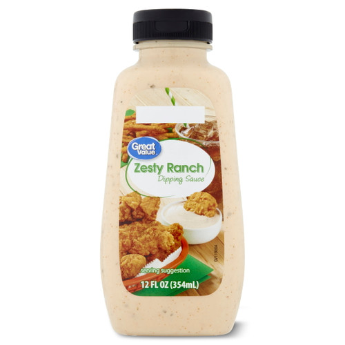 Great Value Zesty Ranch Dipping Sauce, 12 Fl Oz