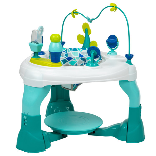 Safety 1ˢᵗ Grow And Go 4-in-1 Stationary Activity Center, Stained Glass