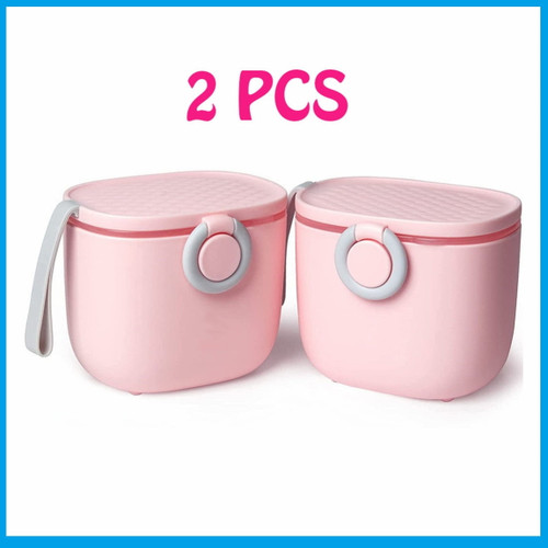 Lollanda Baby Formula Container For Travel Portable Milk Powder Dispenser Container Candy Fruit Box With Carry Handle And Scoop Travel Outdoor Activities For Infant Toddler Children Travel