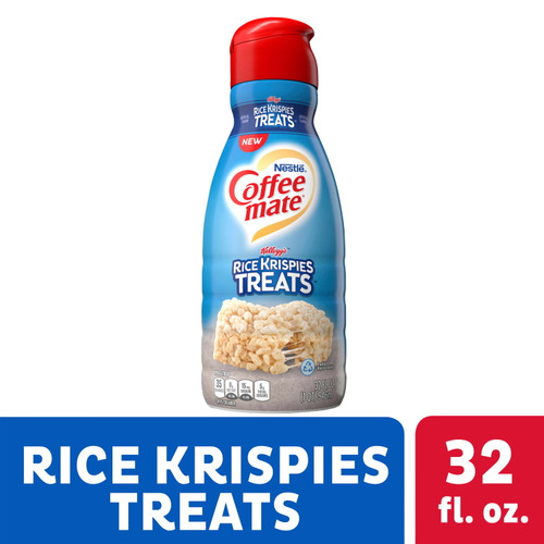 Nestle Coffee Mate Rice Krispies Treats Liquid Coffee Creamer, 32 Fl Oz