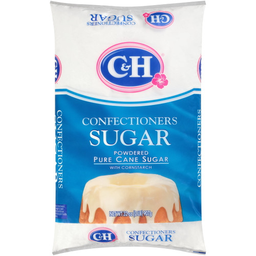 C&h Premium Cane Powdered Sugar, 2 Lb