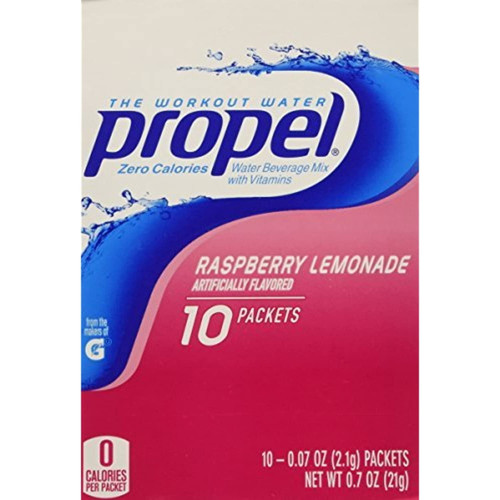 Gatorade Propel Powder Sticks Raspberry Lemonade, 10-count (pack Of 6)