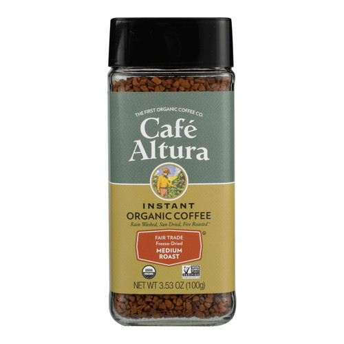Cafe Altura Fair Trade Freeze Dried Organic - Case Of 6 - 3.53 Oz