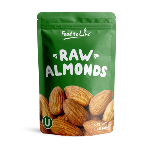 California Almonds, Non-gmo Verified, 1 Pound — Kosher, Raw, Vegan — By Food To Live
