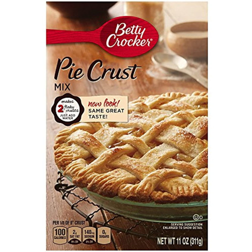 Betty Crocker Pie Crust Mix, 11oz Box (pack Of 6)