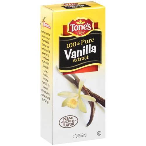 Tone's 100% Pure Extract Vanilla, 2 Fl Oz