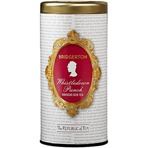 The Republic Of Tea - Bridgerton Whistledown Punch, Hibiscus Iced Tea, 6 Large Pouches