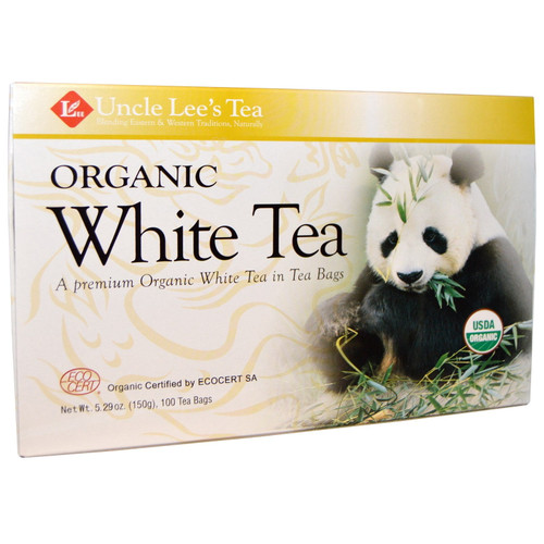 Uncle Lee's Tea, Organic White Tea, 100 Tea Bags, 5.29 Oz(pack Of 1)