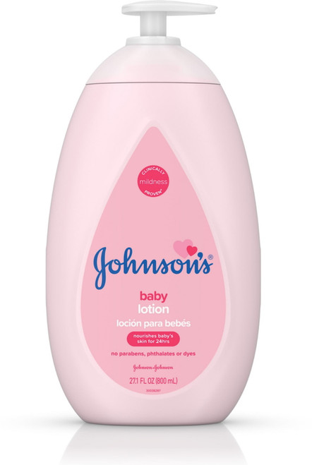 Johnson's Moisturizing Baby Lotion With Coconut Oil, Hypoallergenic 27.1 Oz (pack Of 3)