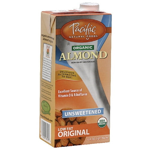 (12 Pack) Pacific Natural Foods Original Almond Non-dairy Beverage, 32 Oz