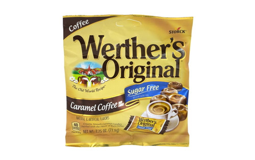 Werther's Original Hard Candies Caramel Coffee Sugar Free, 2.75 Oz, 3 Pack