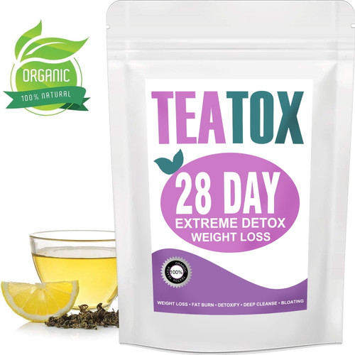 Minch Detox Tea, Natural Organic Weight Loss Tea, 28 Tea Bag