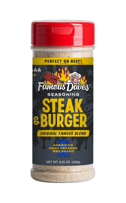 Famous Dave's Steak & Burger Seasoning, 8.25 Oz