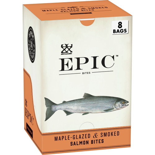 Epic Salmon Bites, Wild Caught, 8 Ct,  2.5 Oz Pouches