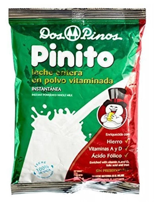 Dos Pinos Powered Milk - Leche Pinito - Whole Milk, Leche Entera En Polvo, 800 Gr.