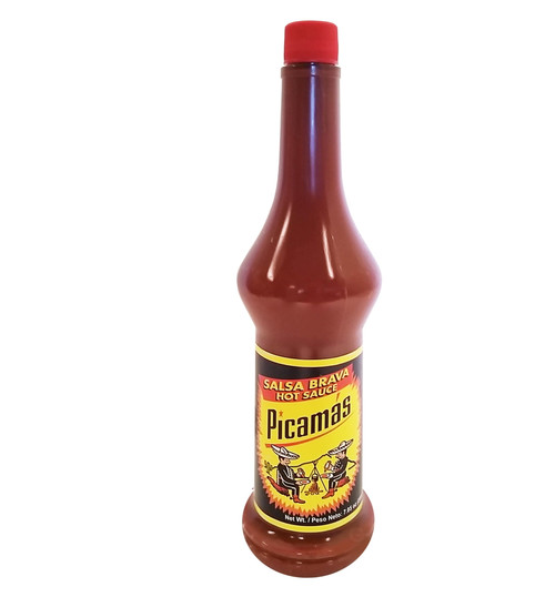 Picamas Red Hot Sauce 7.05 Oz - Salsa Roja Picante (pack Of 18)