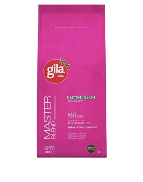 Coffee Gila Café Gila Master Blend - 720 Gr Organic Arabica Dark Roast Bean 100% Mexican Coffee