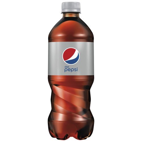 Diet Pepsi Cola Soda Pop, 20 Oz Bottle