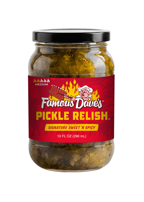 Famous Dave's Signature Sweet 'n Spicy Pickle Relish, 10 Fl Oz