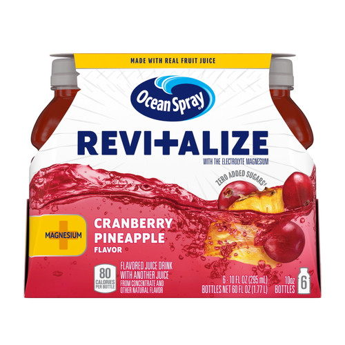 Ocean Spray® Revitalize Cranberry Pineapple Juice Drink,10 Fl Oz, 6 Ct