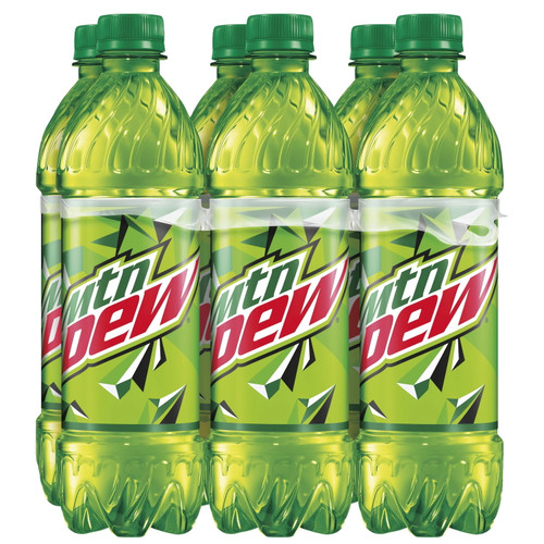 Mountain Dew Citrus Soda Pop, 16.9 Fl Oz, 6 Pack Bottles