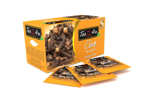 Tea4u Clove Black Tea, Ceylon Tea, Box Of 25 Teabags