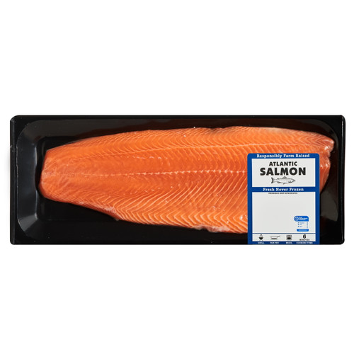 Fresh Atlantic Salmon Fillets, 1.90 - 2.30 Lb