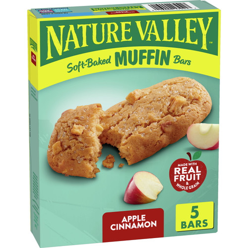Nature Valley Soft-baked Muffin Bars Apple Cinnamon, 6.2 Oz, 5ct