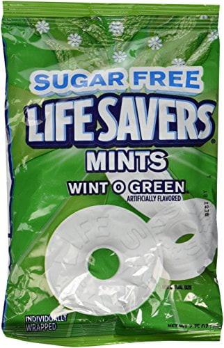 Life Savers Sugar Free Wint-o-green Hard Candy, 2.75 Oz