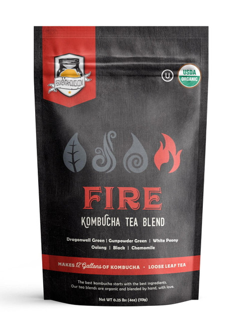Elements - Fire Kombucha Loose Leaf Tea Blend - Makes 12 Gallons