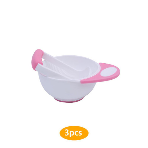 3pcs Vokmon Baby Grinding Bowl Manual Kids Baby Vegetable Masher Kids Feeding Bowl Vegetable Fruit Infant Food Masher Set